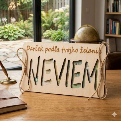 Drevená narodeninová tabuľka