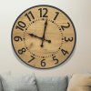 Drevené nástenné hodiny