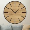 Drevené hodiny na stenu - Eterna