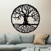 Drevená dekorácia na stenu strom života - Sila