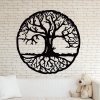 Drevená dekorácia na stenu strom života - Sila