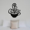 Drevená dekorácia na stenu - Kaffe