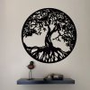 Drevená dekorácia na stenu strom života - Pohoda