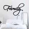 Drevené nápisy na stenu - Family