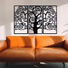 Drevená dekorácia na stenu strom života - Wick
