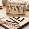 Drevená narodeninová tabuľka
