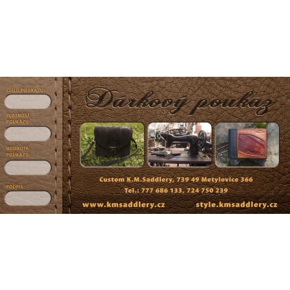 Poukaz Sadlery