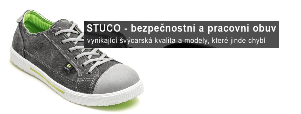 Stuco - bezpečnostní a pracovní obuv -vynikající švýcarská kvalita