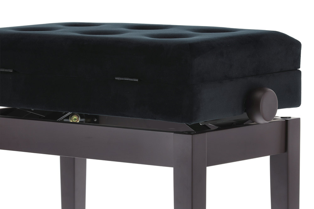 Dřevěné kolečko pro nastavení výšky klavírní stoličky.