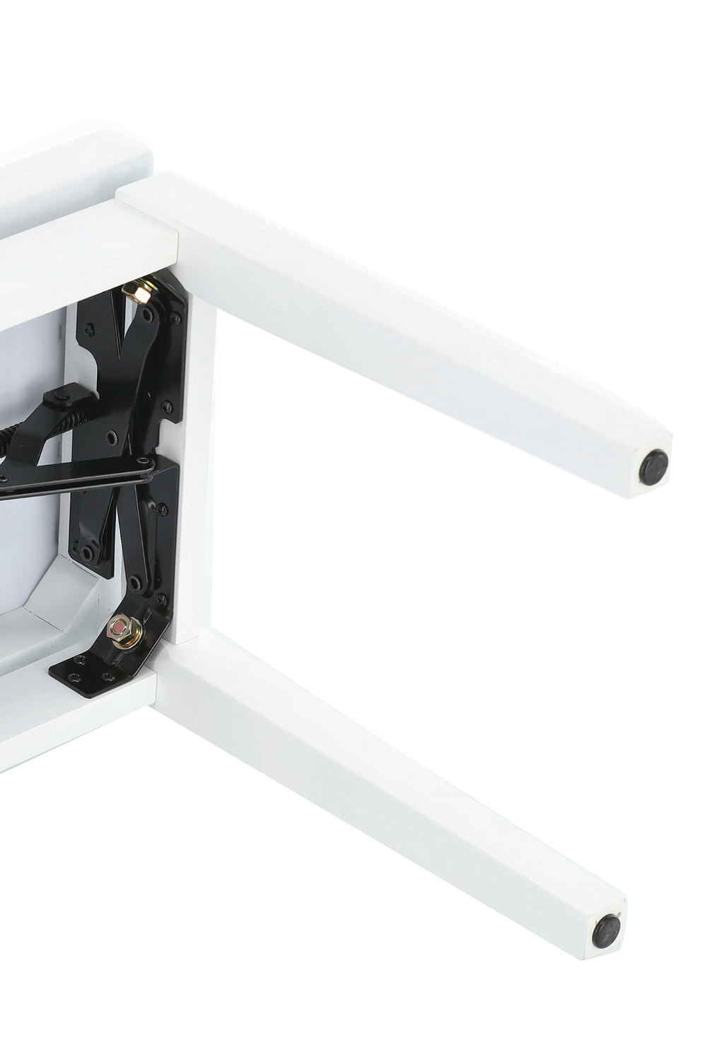 Uchycení nohou u židle ke klavíru s gumovými podložkami chránící podlahu.