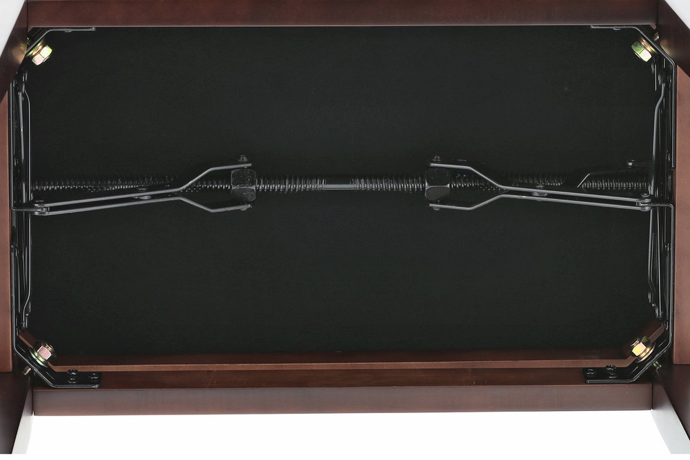 Vřetenová mechanika u židle ke klavíru.