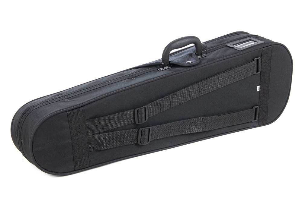 Pouzdro na housle s popruhy na záda.