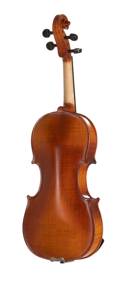 Housle s masivní javorovou spodní deskou. Ebenová garnitura.