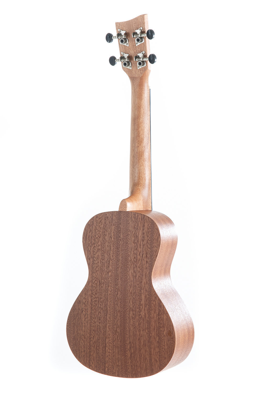 Koncertní ukulele v barvě sapelli mat. Spodní deska.