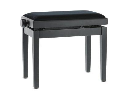 Klavirni stolicka Deluxe cerny mat