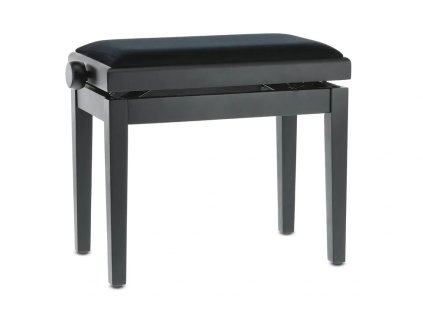 vyr 1885 Klavirni stolicka Deluxe cerny mat Hudebniny kMusic cz