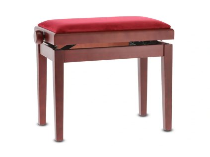 vyr 1887 Zidle ke klaviru Deluxe mahagon mat Hudebniny kMusic cz