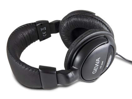 GEWA Sluchátka HP one – černá, kabel 4 m
