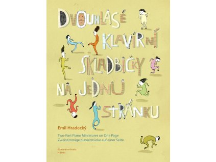 vyr 2124 Dvouhlase klavirni skladbicky na jednu stranku Hradecky H8034 Hudebniny kMusic cz