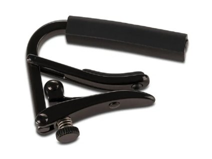 vyr 2168 Kapodastr na akustickou kytaru cerny C1k