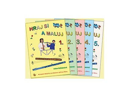 vyr 2251 Hraj si a maluj 2 Hana Rezabkova moderni skola na zobcovou a pricnou fletnu Hudebniny kMusic cz