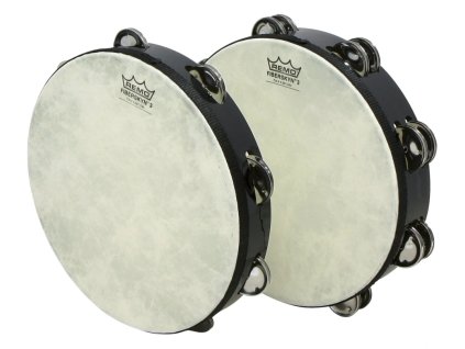 vyr 2447 Remo World Percussion Tamburina 8 dvourada Bubinek s blanou 16 paru cinelku cerna Hudebniny kMusic cz