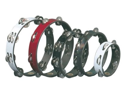 vyr 2448 Remo World Percussion Tamburina Tamburina 8 jednorada 8 paru cinelku cerna Hudebniny kMusic cz