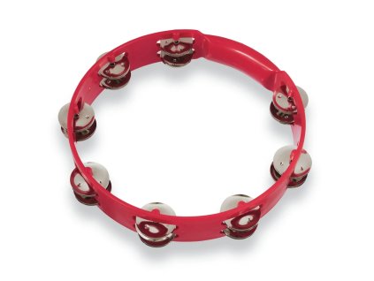 vyr 2452 Latin Percussion Tamburina Tamburina Aspire 10 dvourada 16 paru talirku cervena Hudebniny kMusic cz