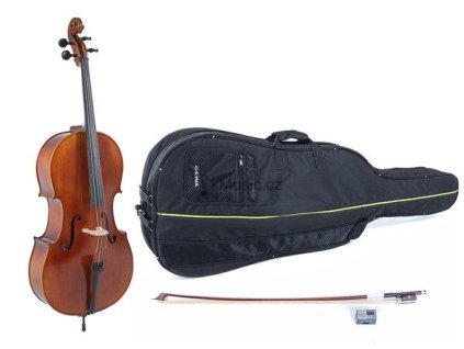 GEWA Cello Allegro s povlakem, smyčcem a kalafunou - různé velikosti (Varianta 4/4)
