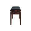 Židle ke klavíru Deluxe Double ořech mat c Hudebniny kMusic.cz