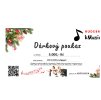 Vánoční dárkový poukaz do Hudebnin kMusic.cz - různé hodnoty (Varianta v hodnotě 5 000 Kč)