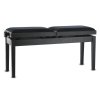 Židle ke klavíru Deluxe Double černý mat Hudebniny kMusic.cz