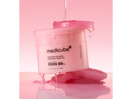 Medicube Pdrn Pink Collagen Toning Gel Toner Pad 70ks2