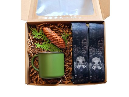 Myslivecký dárkový set - Plecháček a kšandy