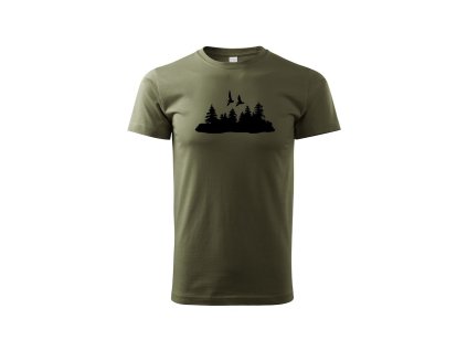 Myslivecké Tričko Sluka (Velikost XS)