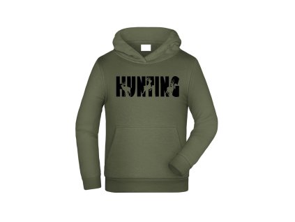 Myslivecká Mikina dětská Hunting (Velikost 9-10let/140cm)