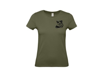 Myslivecké Tričko dámské Divočák (Velikost XS)