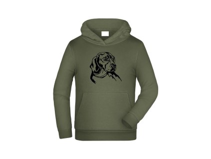 Myslivecká Mikina dětská Ohař ks (Velikost 9-10let/140cm)