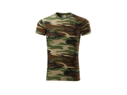 Tričko Maskáč hnědý (Velikost XS)