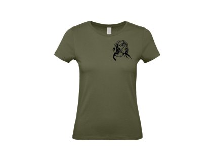 Myslivecké Tričko dámské Ohař maly ks (Velikost XS)