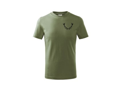 Myslivecké Tričko Parohy (Velikost 98cm(2roky))