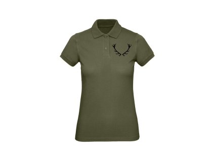 Myslivecké Polo dámské Parohy (Velikost XXL)