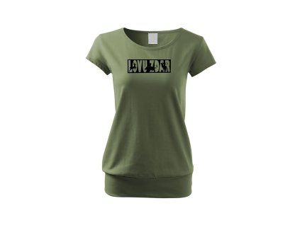 Myslivecké Tričko dámské volný střih LOVU ZDAR (Velikost XS)