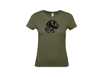 Myslivecké Tričko dámské Ohař velky ds (Velikost XS)
