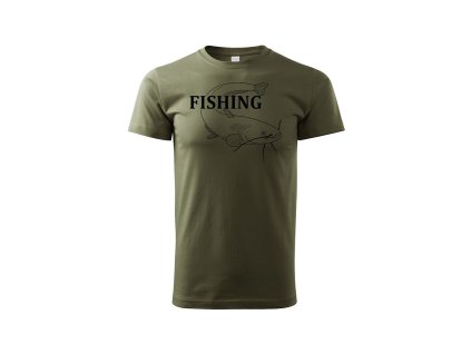 Rybářské Tričko Sumec (Velikost XS)