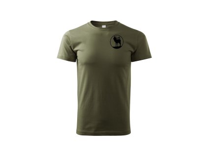 Myslivecké Tričko Jelen v kruhu (Velikost XS)