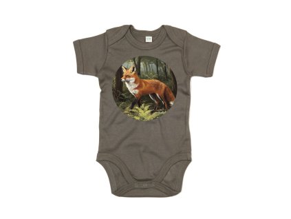 Dětské body Liška barevná (Velikost 12-18 m)