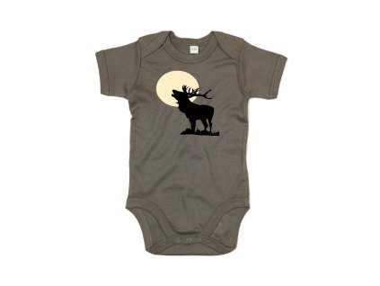 Dětské body Jelen v měsíci (Velikost 12-18 m)