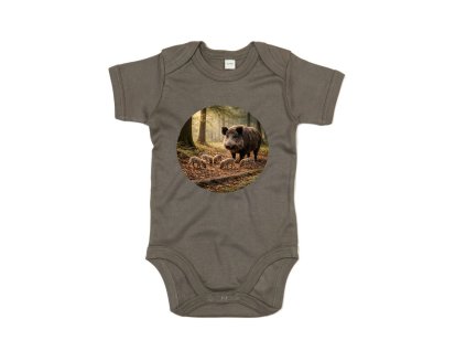 Dětské body Divočák v měsíci (Velikost 12-18 m)