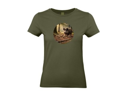 tricko dam divocak barevny